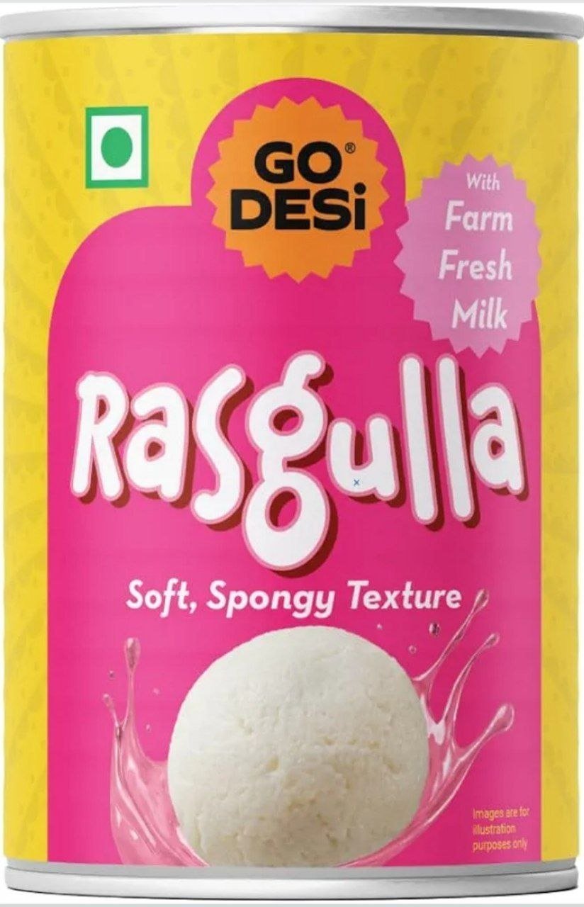 Go Desi - Rasgulla Made With Farm Fresh Milk 