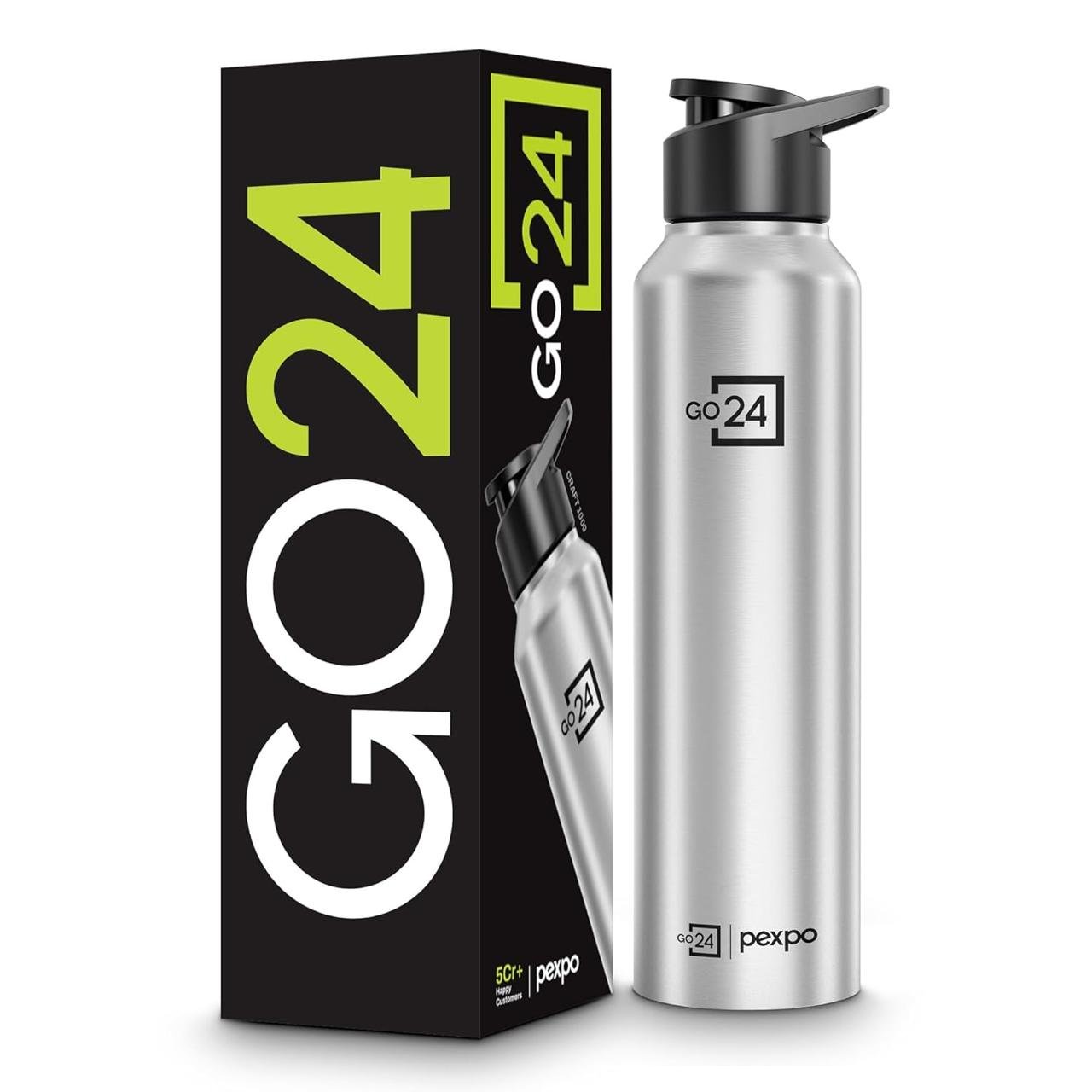 Go24 Pexpo Stainless Steel Water Bottle Craft