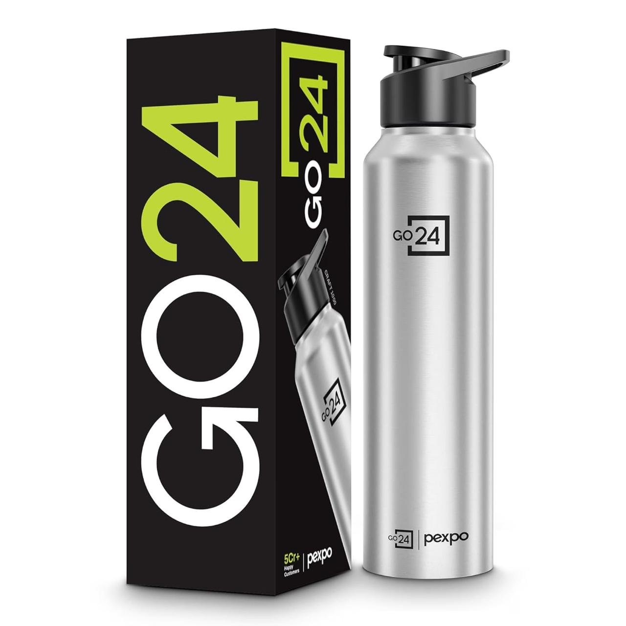 Go24 Pexpo Stainless Steel Water Bottle Craft