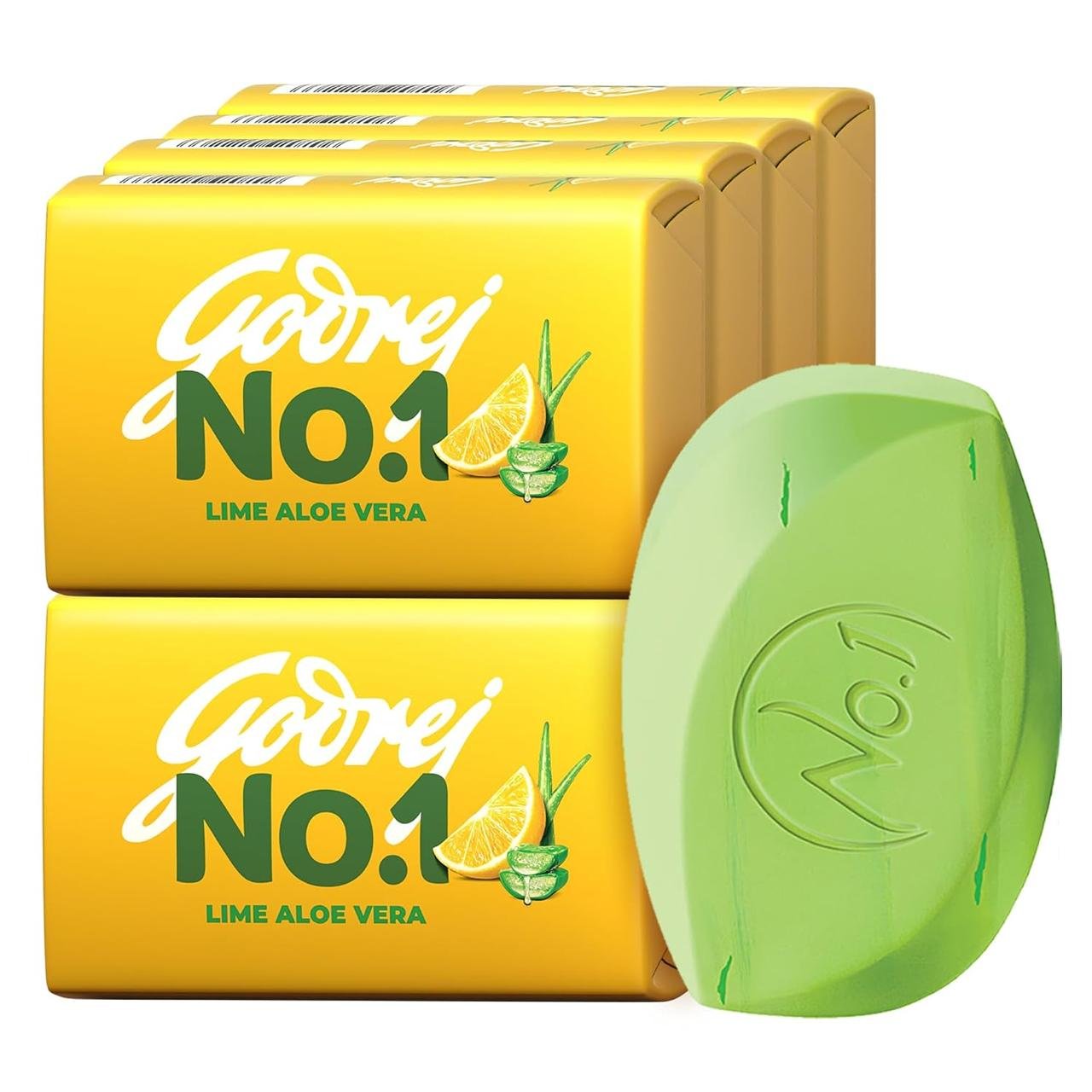 Godrej No 1 Lime Aloe Vera Pack Of 9 (150g Ea