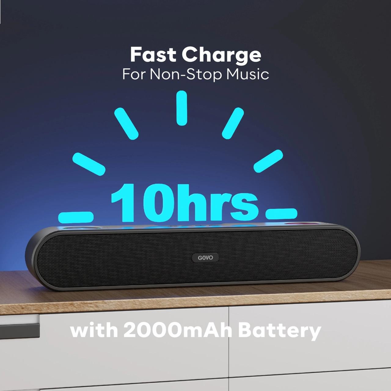 Govo Gosurround 200 2000 Mah Battery 16 W Blu