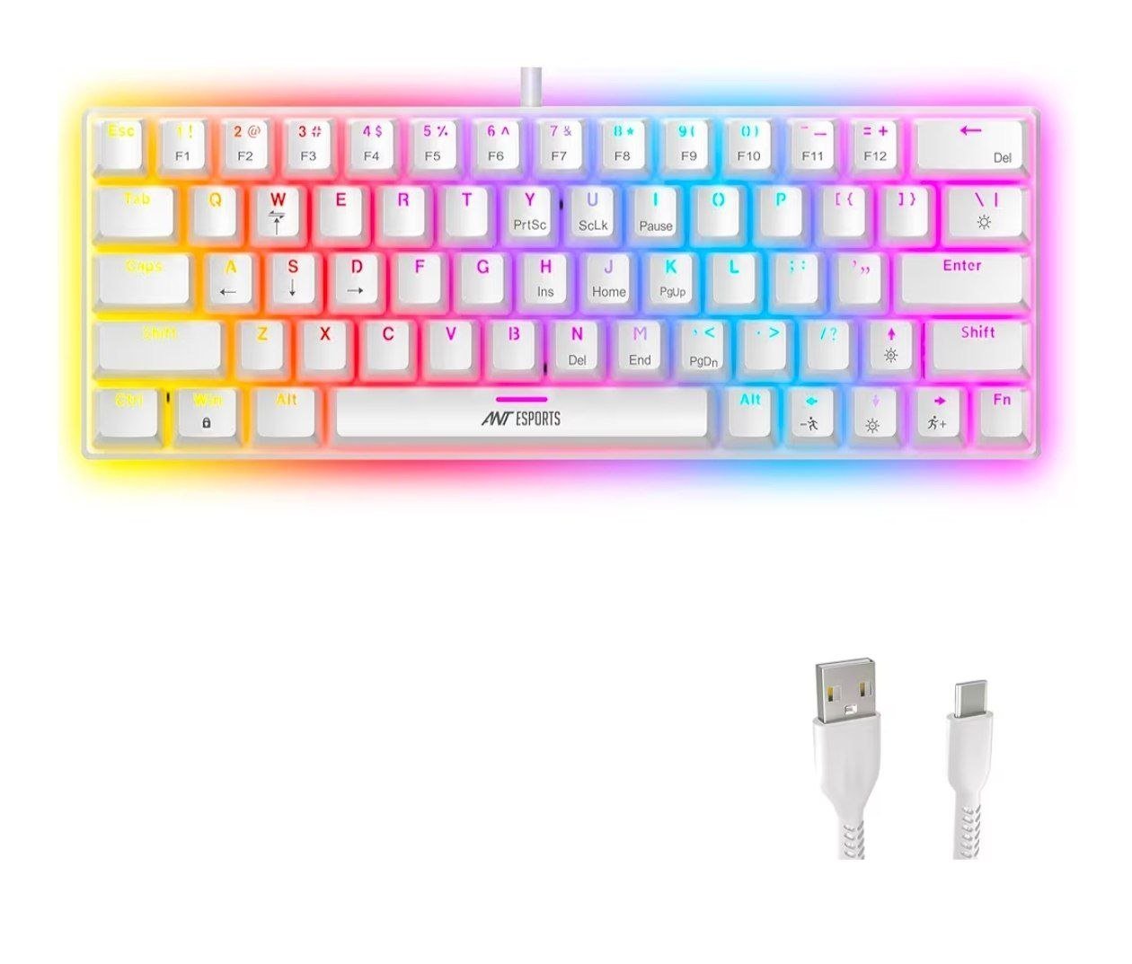 Grab 1 249ant Esports Mk1200 Mini 60 Wired Mechani