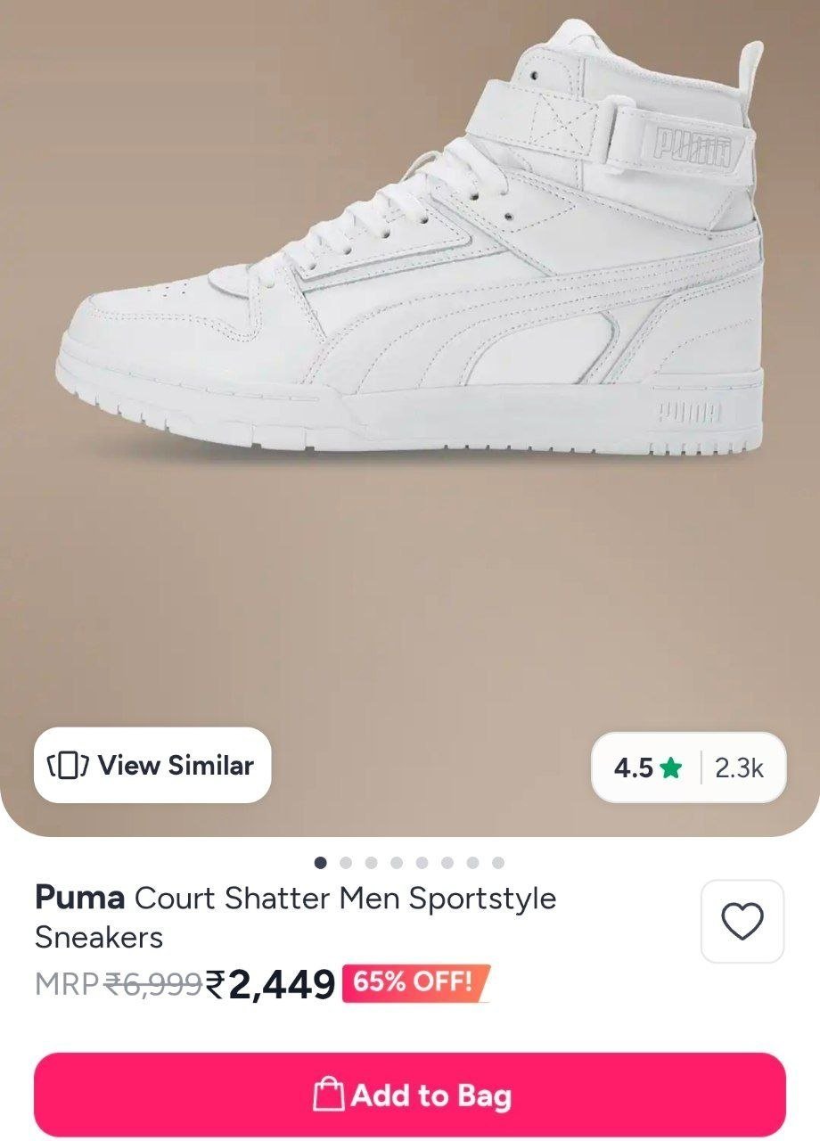 Grab 2 449puma Court Shatter Men Sportstyle Sneake