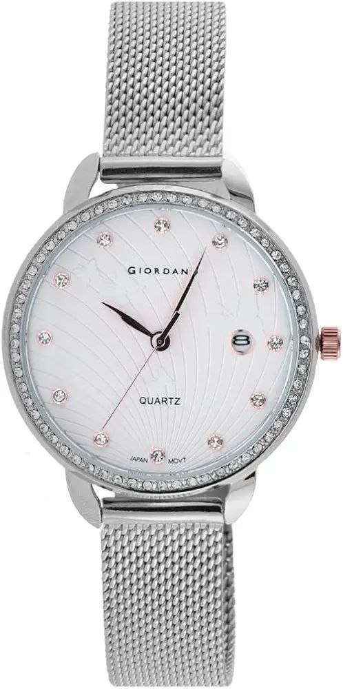 Grab 2 698giordano Analogue White Dial Women S Wat