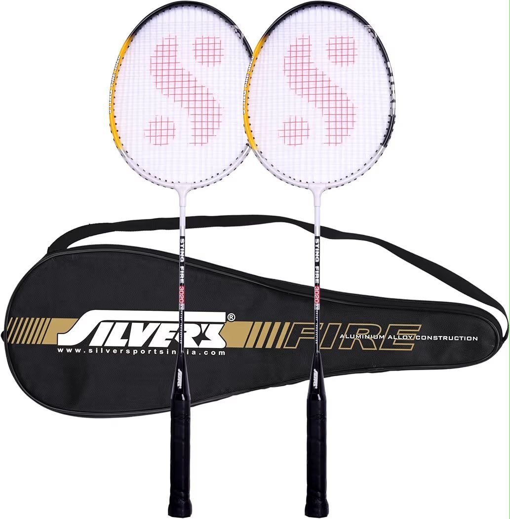 Grab 250silver S Aluminium Fire Badminton Kit