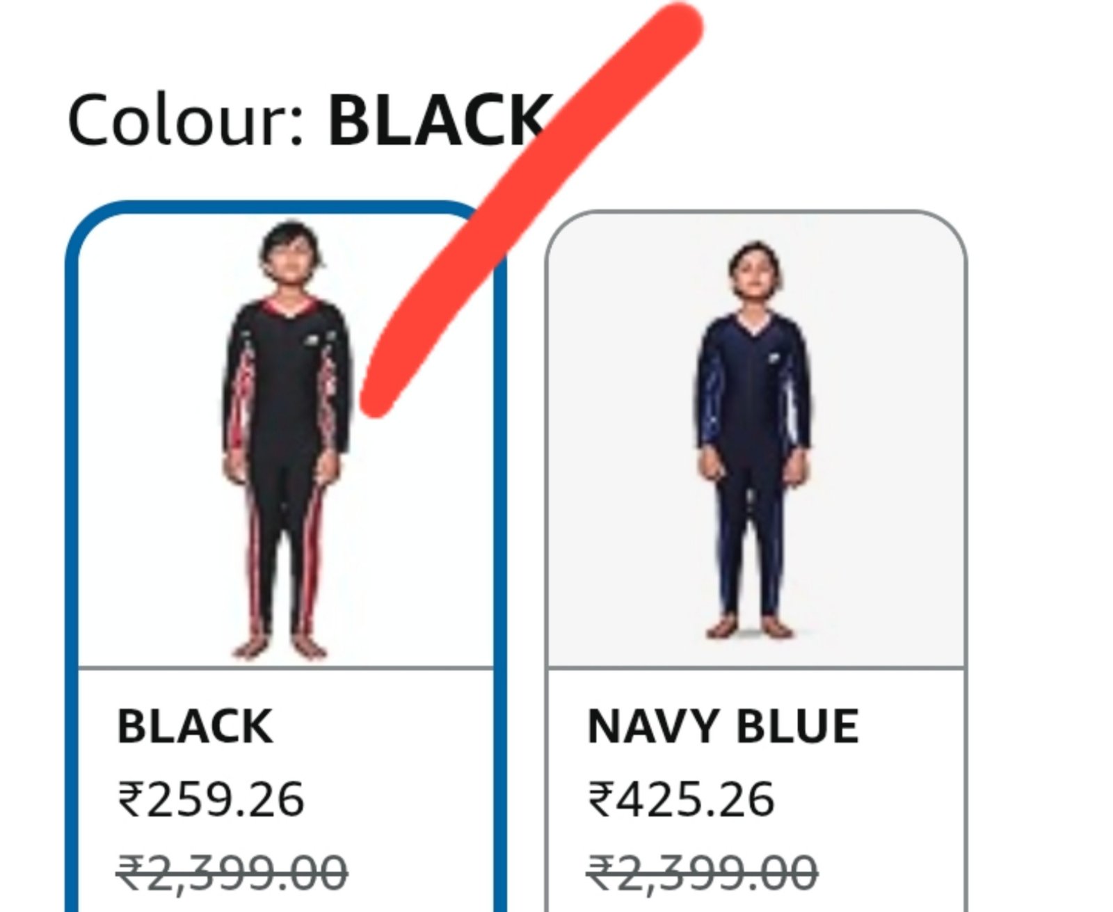 Grab 259other Colour Costs More