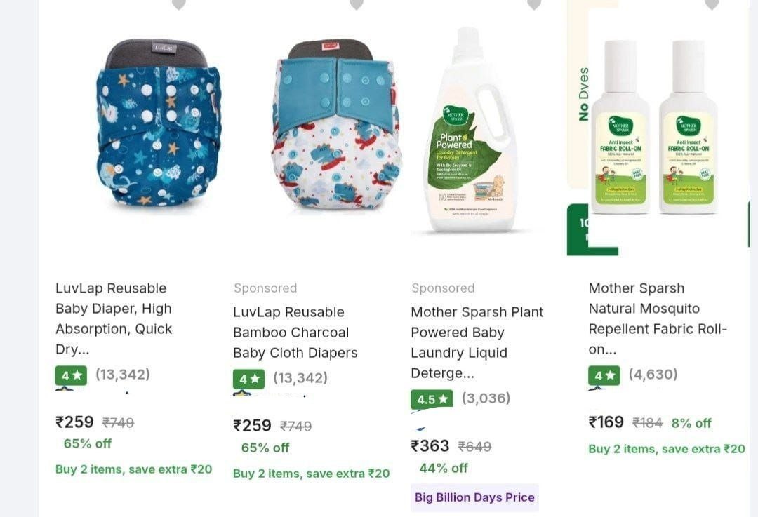Grab 65 On Baby Essentials From Mother Sparsh Luvl