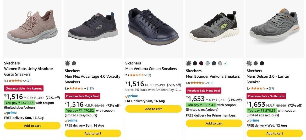 Grab 72 On Skechers Shoes Women Men 79 On New Bala