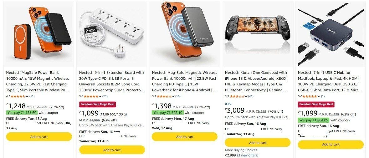 Grab 80 On Nextech Tech Accessories Power Ban