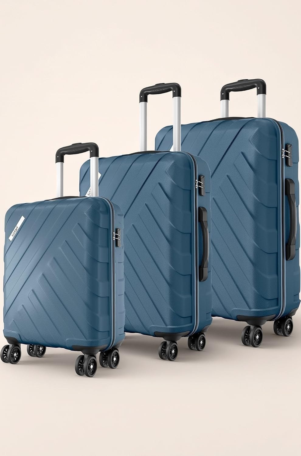 Grab 80 Safari Voro Set Of 3 Trolley Bag At 5