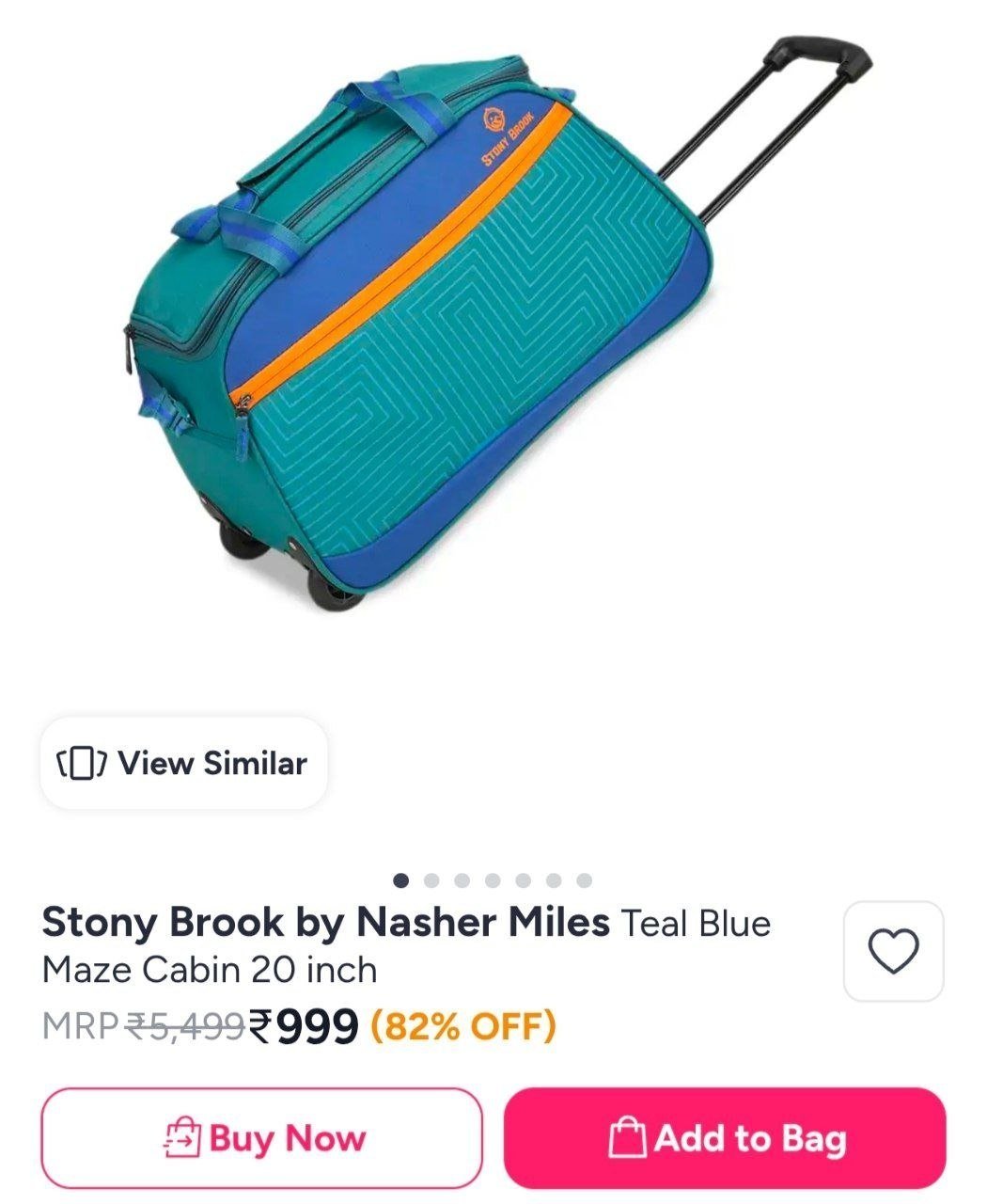 Grab 999stony Brook By Nasher Miles Teal Blue