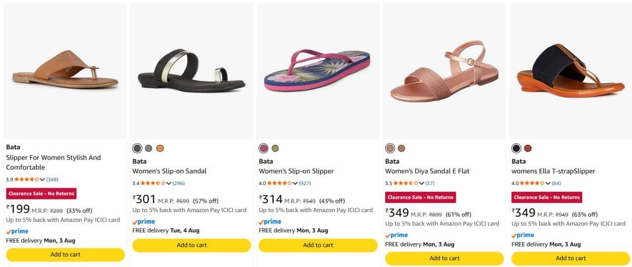 Grab Bata Footwears Starts 199 Women Men Surf