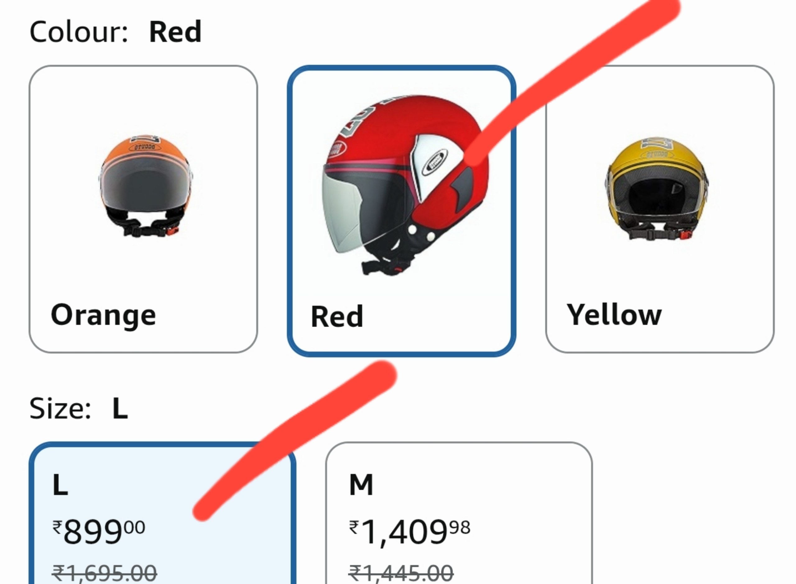 Grab Faaaast 899 Other Size Costs More