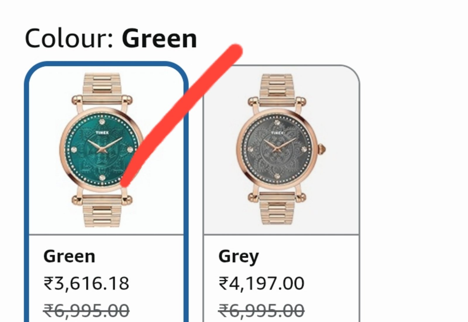 Grab Faaaast Timex Fria Analog Watch For Wome