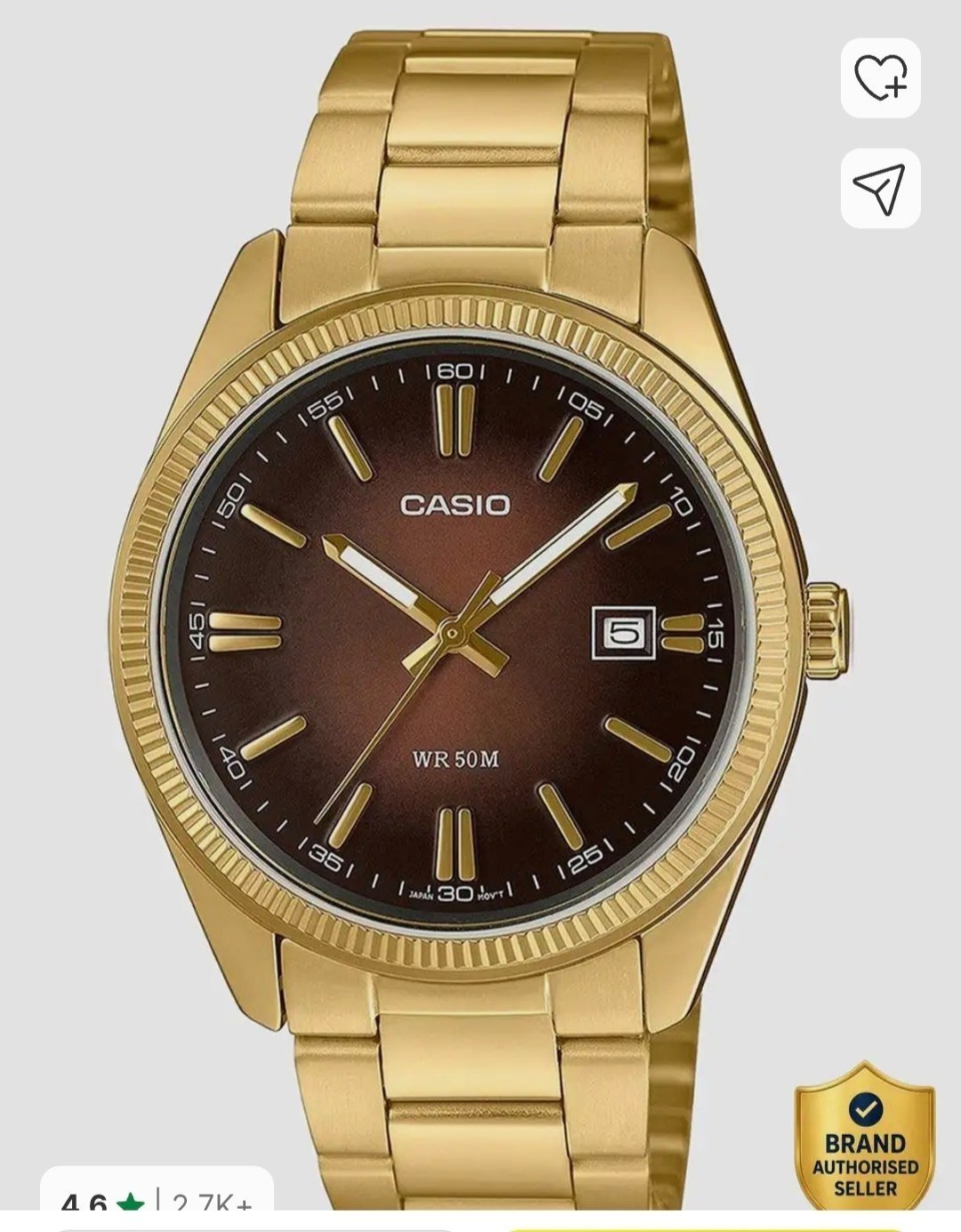 Grab Fast Casio Men S Analog Watch With Mtp-1302 M