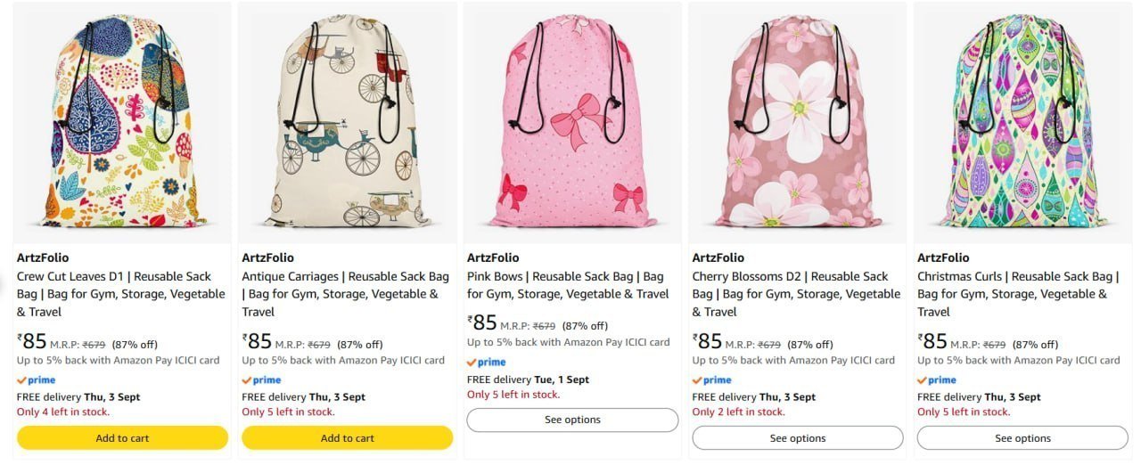 Grab Fast Gym Sack Bags Starts 85