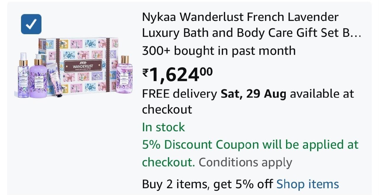Grab Fast Nykaa Wanderlust French Lavender Lu