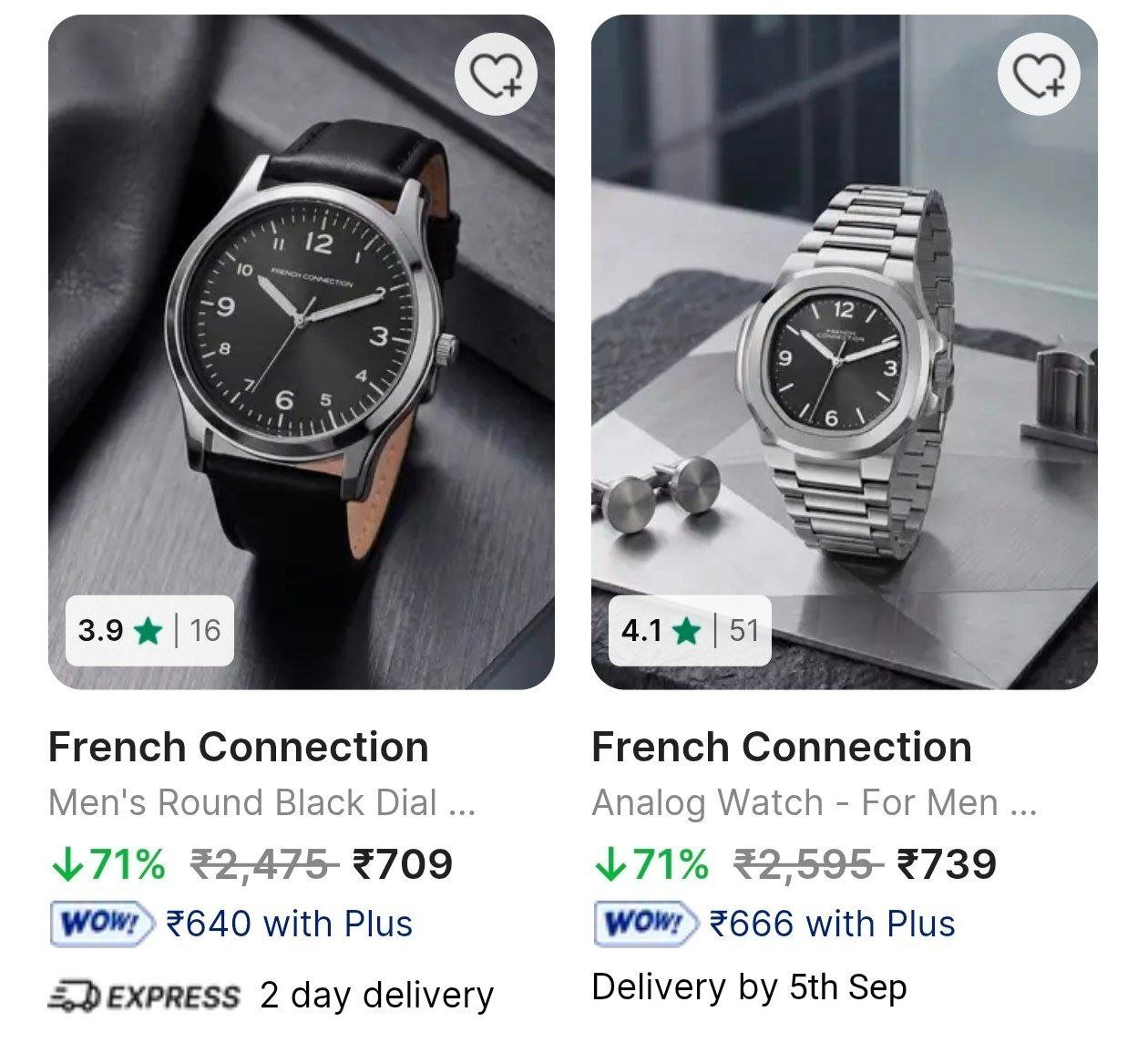 Grab French Connection Wrist Watches