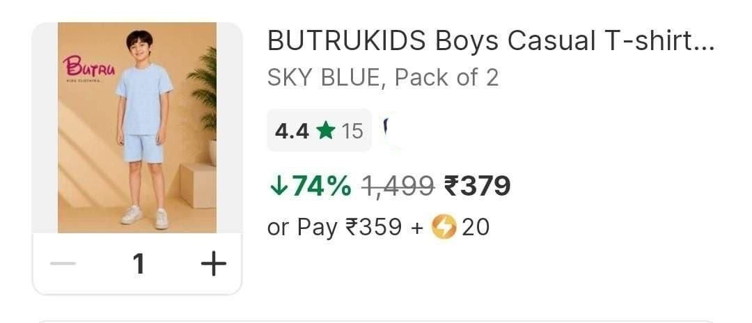 Grab Kids Co-ords Set Starts 379