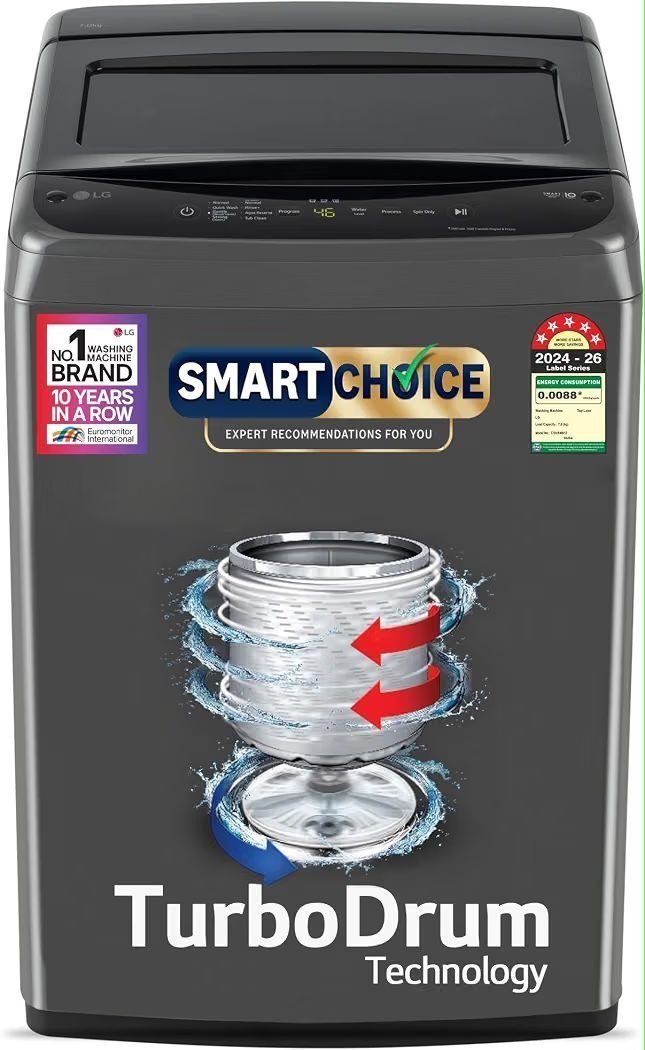 Grab Lg 7 Kg 5 Star Smart Inverter Technology