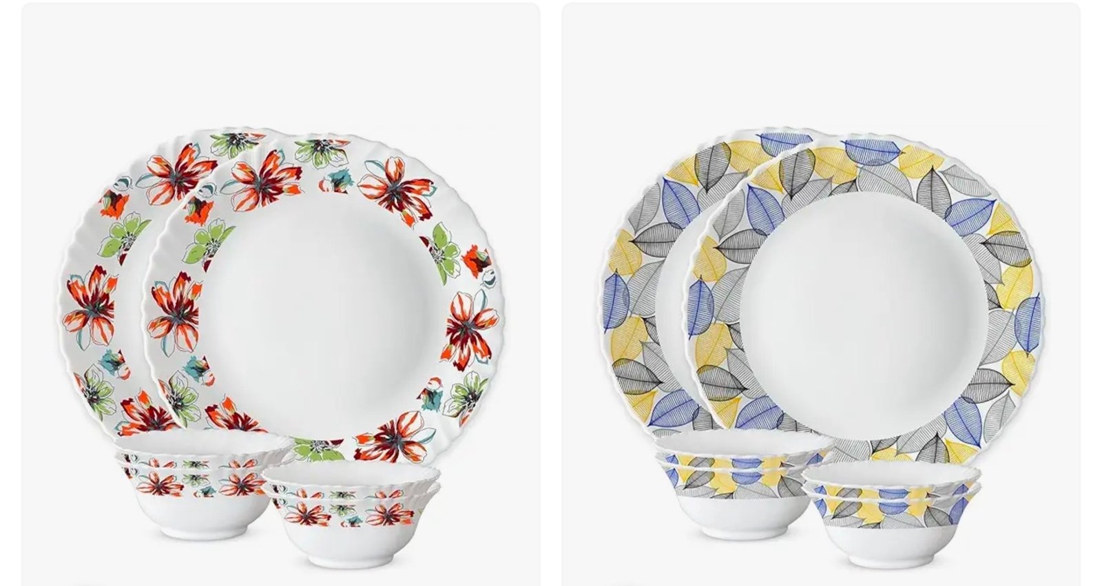 Grab Min 50 On Larah By Borosil Dinner Sets