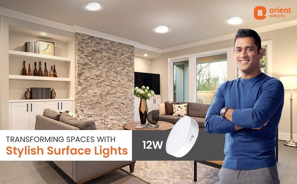 Grab Orient Electric Rimless Round Led Surfac