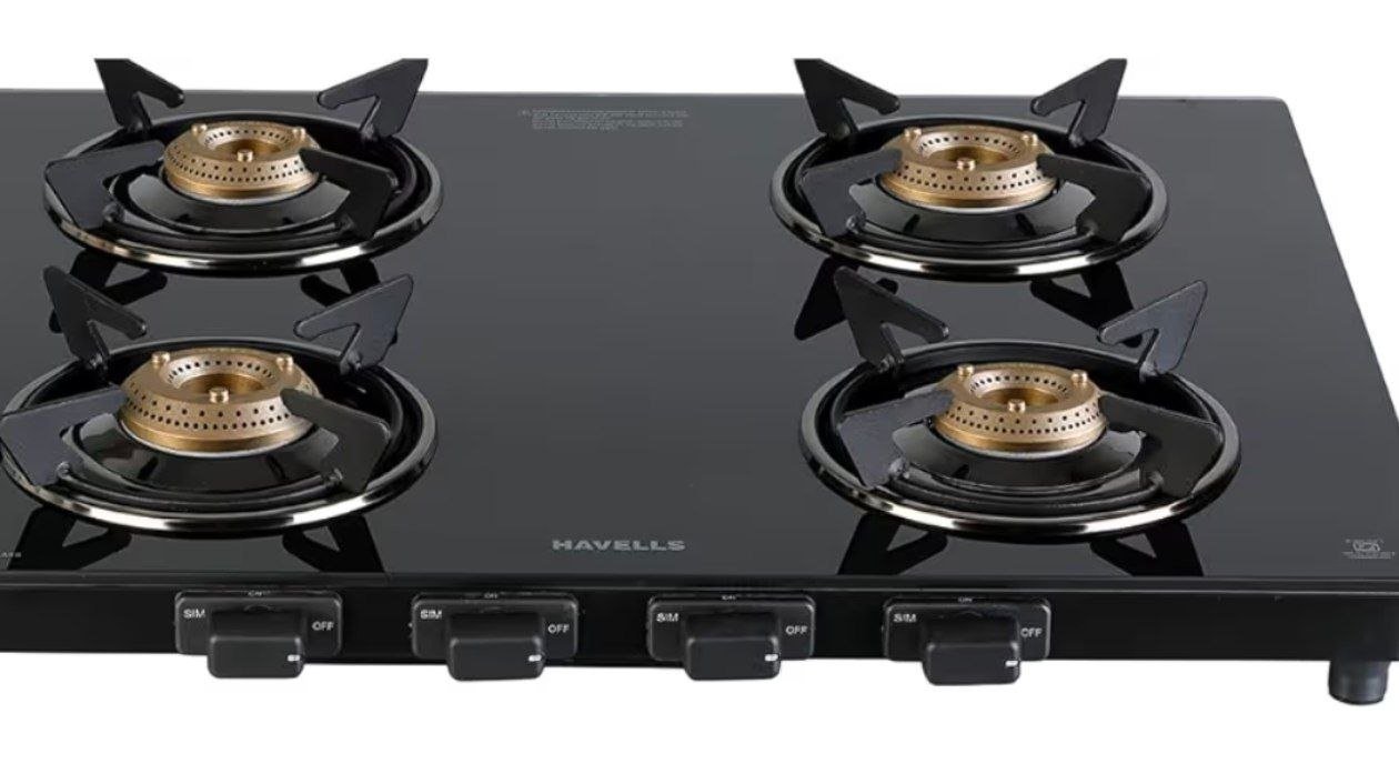 Grabhavells Geoslim Gas Stove 4 Heavy Duty Forged 