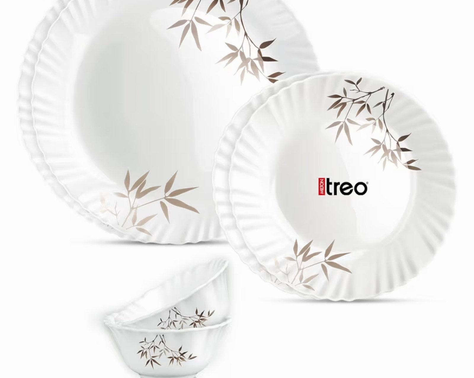 Grabtreo By Milton Opalware Dinner Set Of 6 4