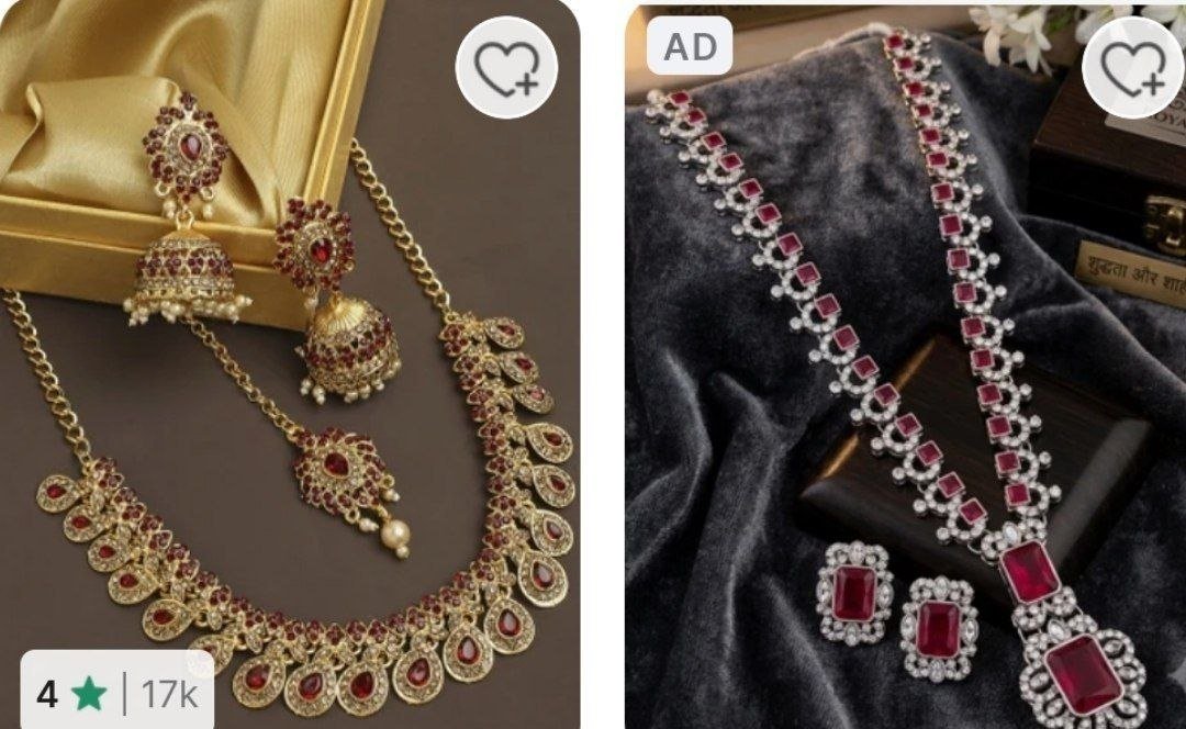 Grabupto 84 On Vatsalya Jewellery Set Collection F