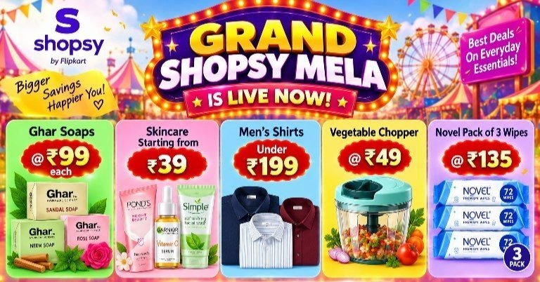 Grand Shopsy Mela Is Live Ghar Soaps 99skinca