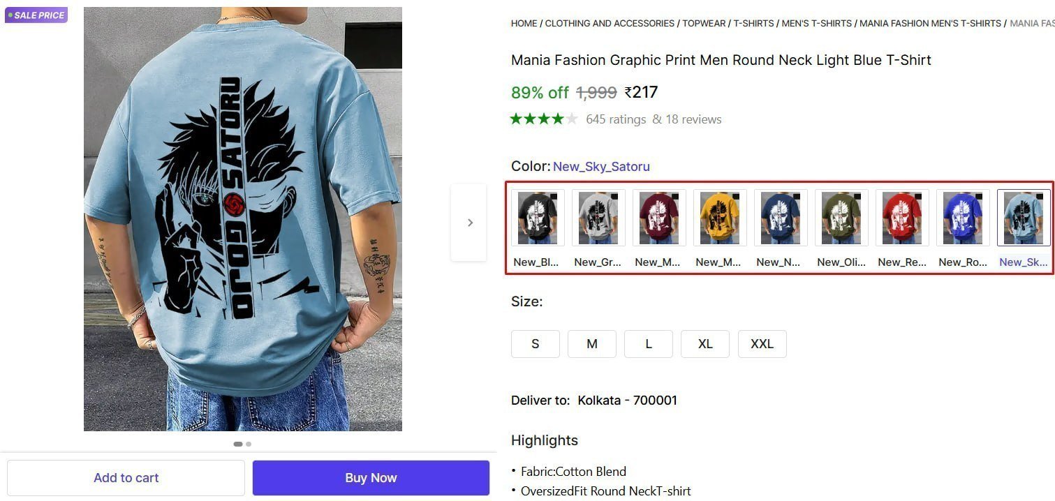 Graphic Print Men Round Neck T-shirt 217
