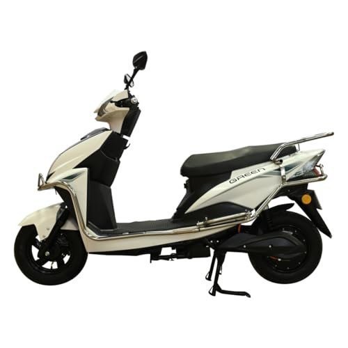Green Invicta Low Speed Electric Scooter With Stee