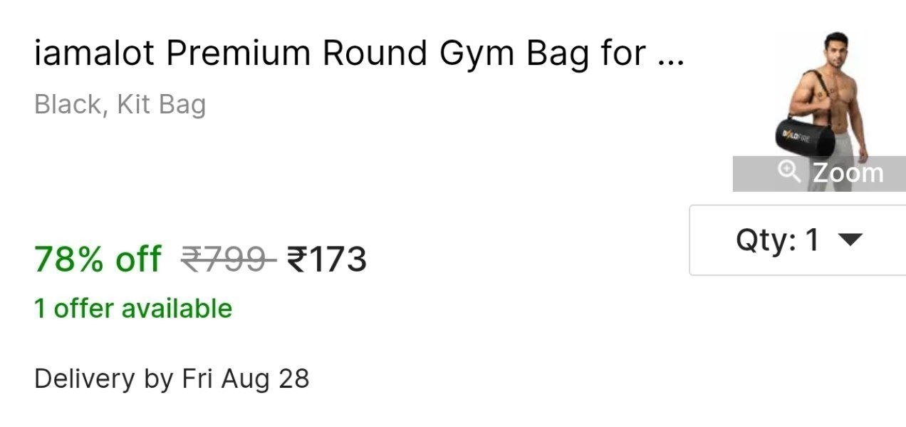 Gym Bag At 173