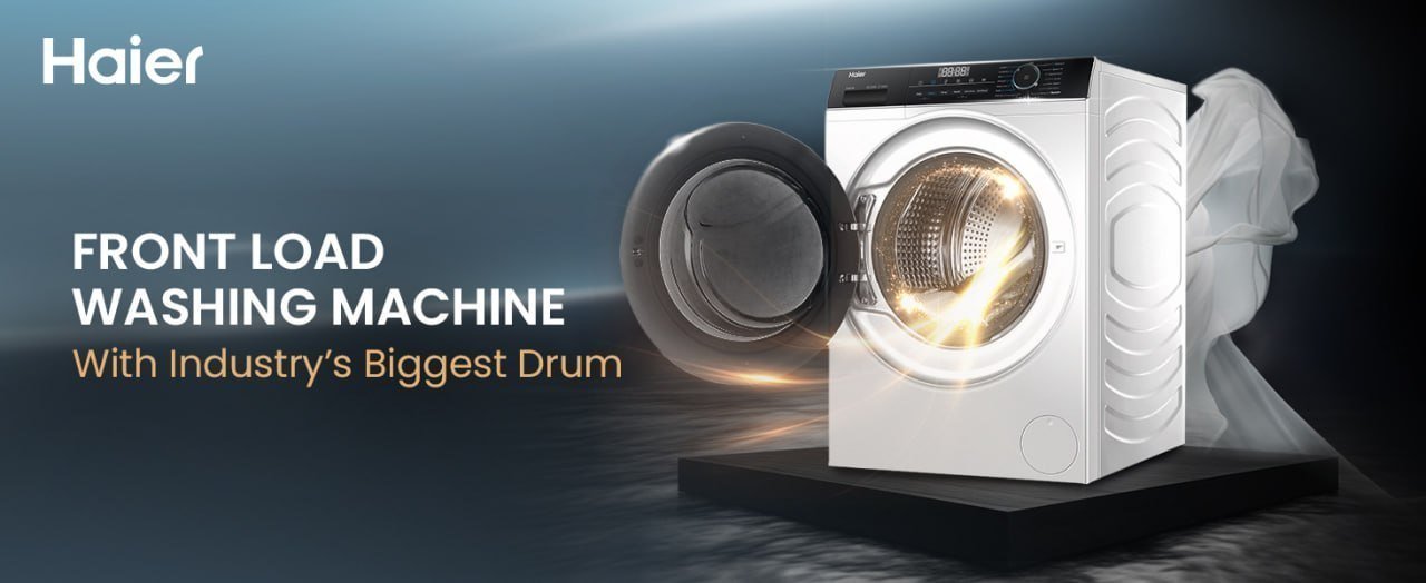 Haier 8 Kg 5 Star Fully Automatic Front Load Washi