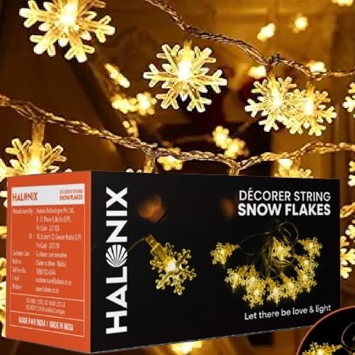 Halonix Decorer Snow Flakes 15 Bright Led Str