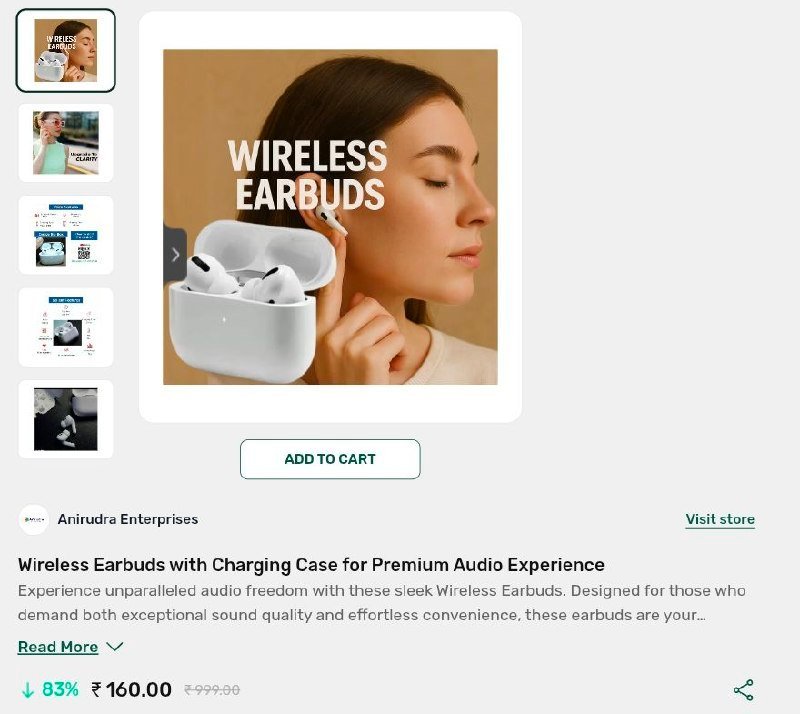 Hamaara Mall Todays Crazy Deals Wireless Earbuds W