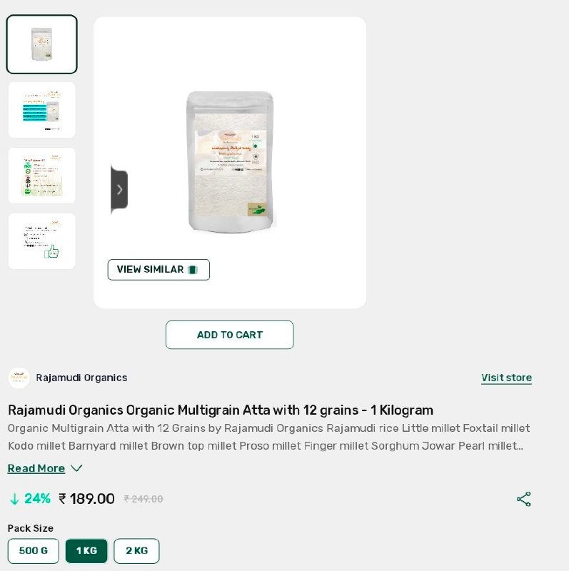 Hamaara Mall Todays Under 200 Deals Rajamudi Organ