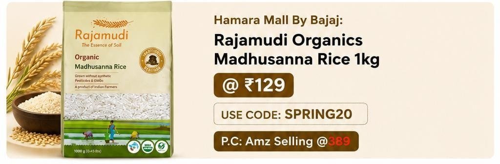 Hamara Mall By Bajaj Rajamudi Organics Madhusanna 