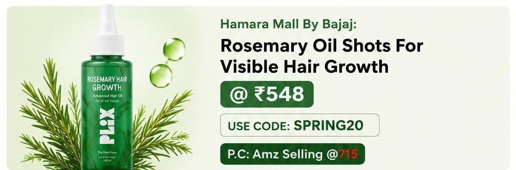 Hamara Mall By Bajaj Rosemary Oil Shots For V