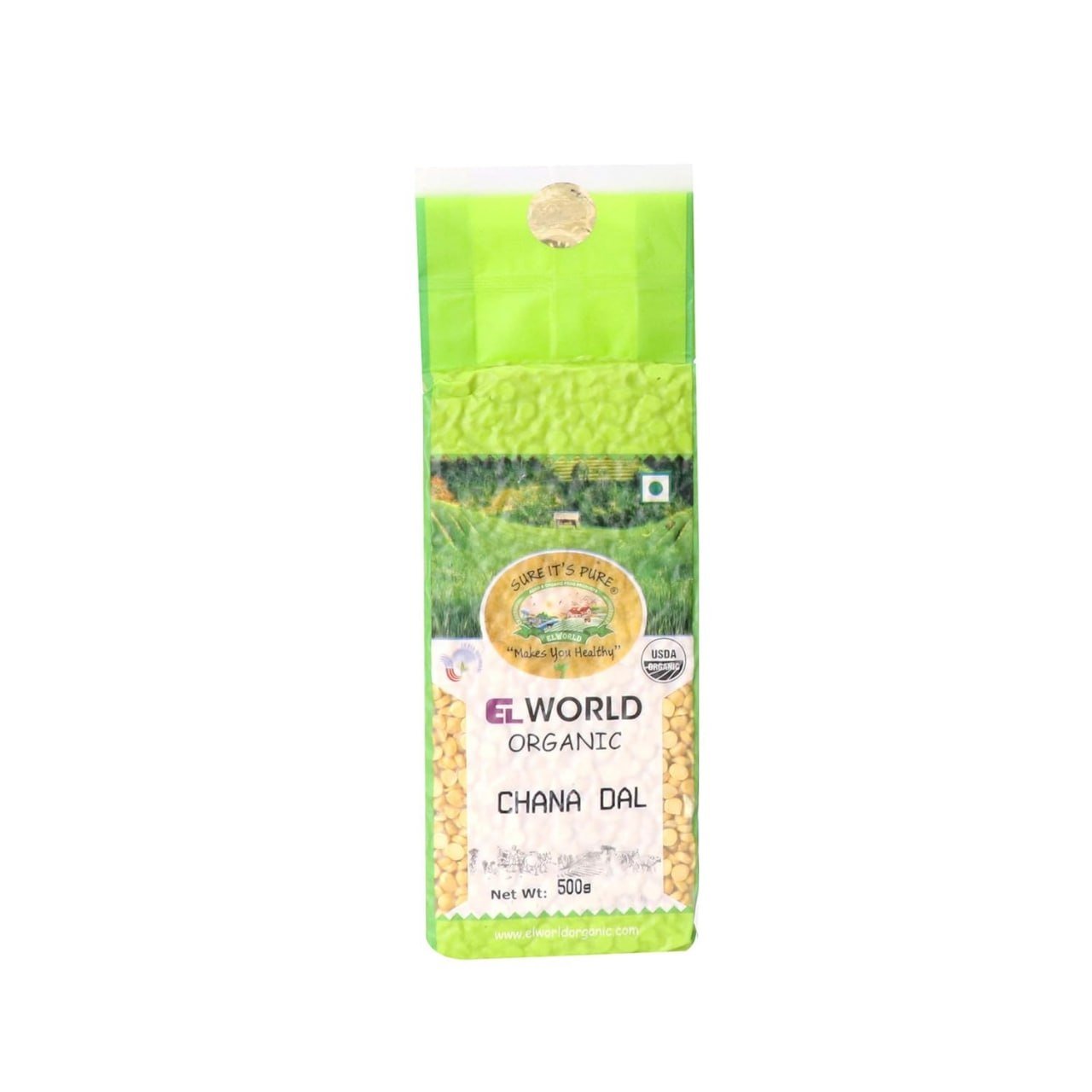 Hamaramall Alert Elworld Agro Organic Chana Dal 50
