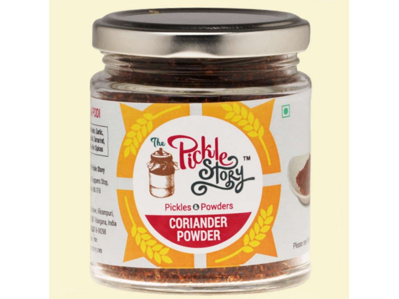 Hamaramall Grocery The Pickle Story Coriander Powd