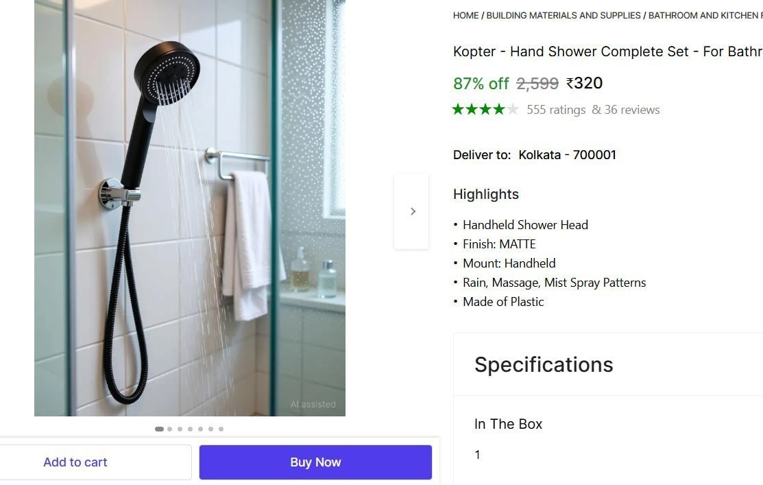 Hand Shower Complete Set 320