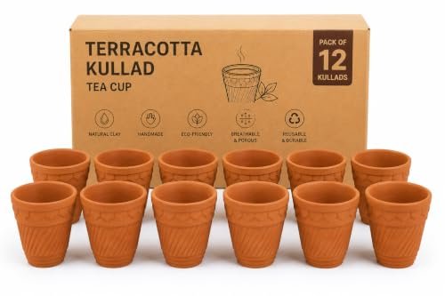 Handmade Terracotta Clay Kulhad Cups 100ml Se