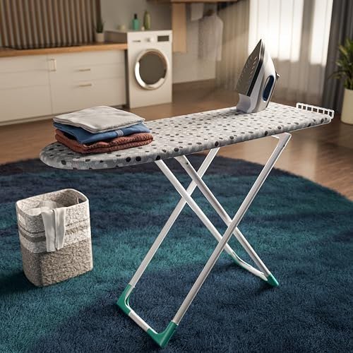Happer Premium Wooden Ironing Board Table Wit
