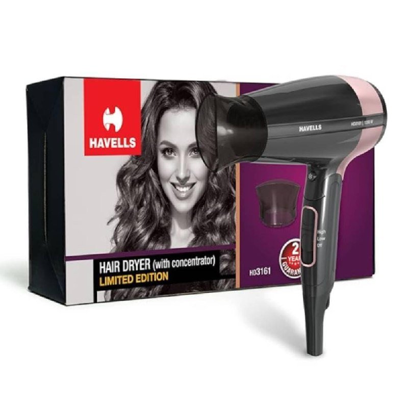 Havells 1200w Foldable Hair Dryer 3 Heat Sett