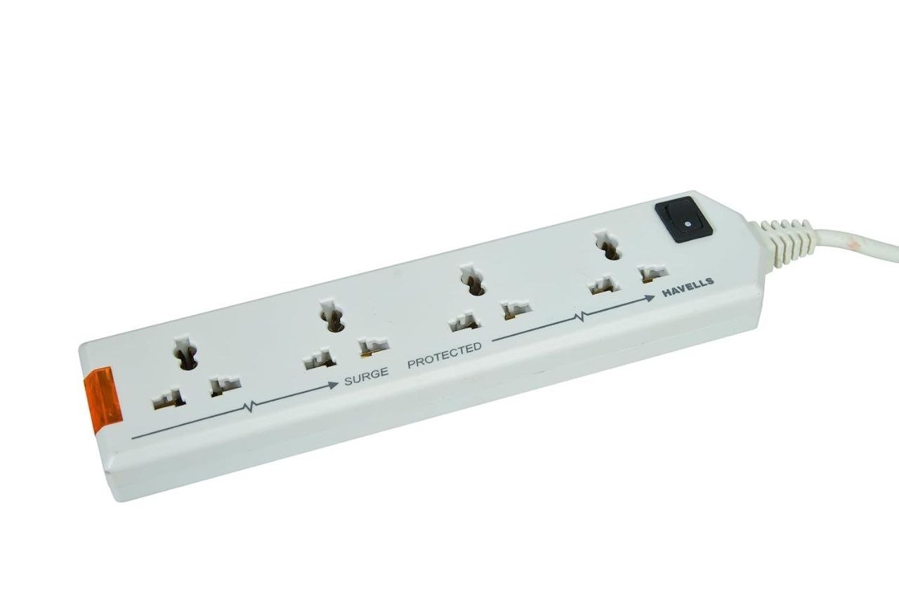 Havells 4 Way Extension Board With Surge Spike Pro