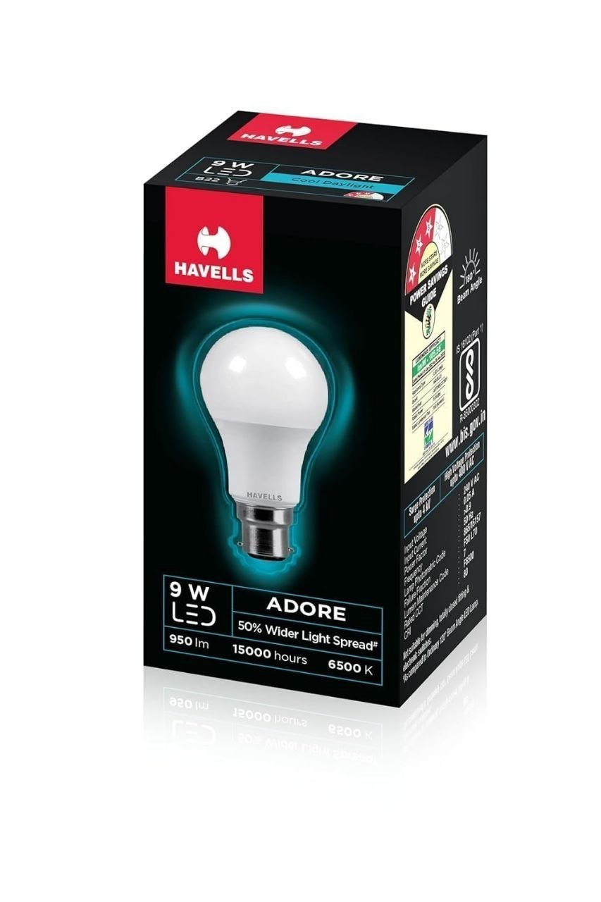 Havells 9w Led Bulb (pack Of 1) 54