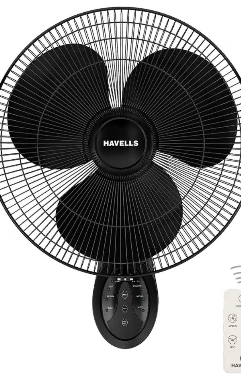 Havells Gatik Pro 400mm Wall Mount Fan Bldc With R
