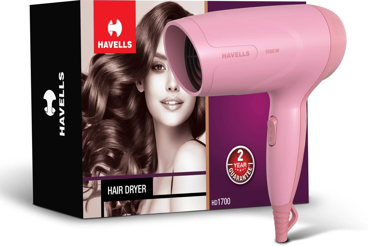 Havells Ghpddabppk00 Hair Dryer (1000 W Peach