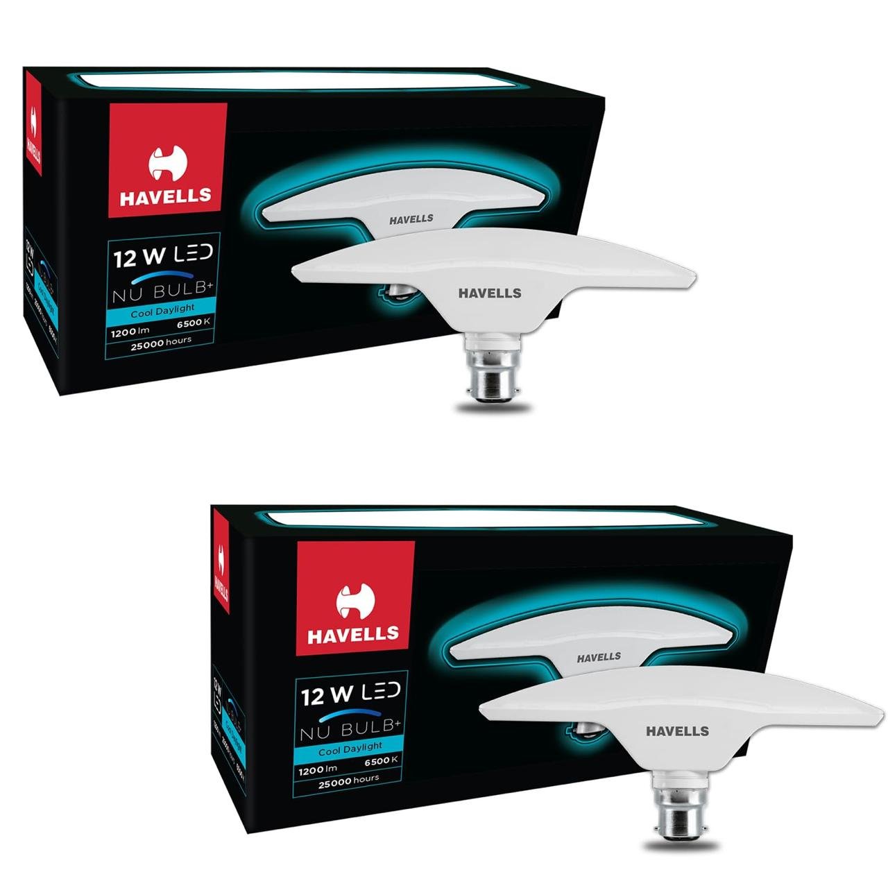 Havells T Shape Nu Led Bulb 12w B22 Base 14 Wider 